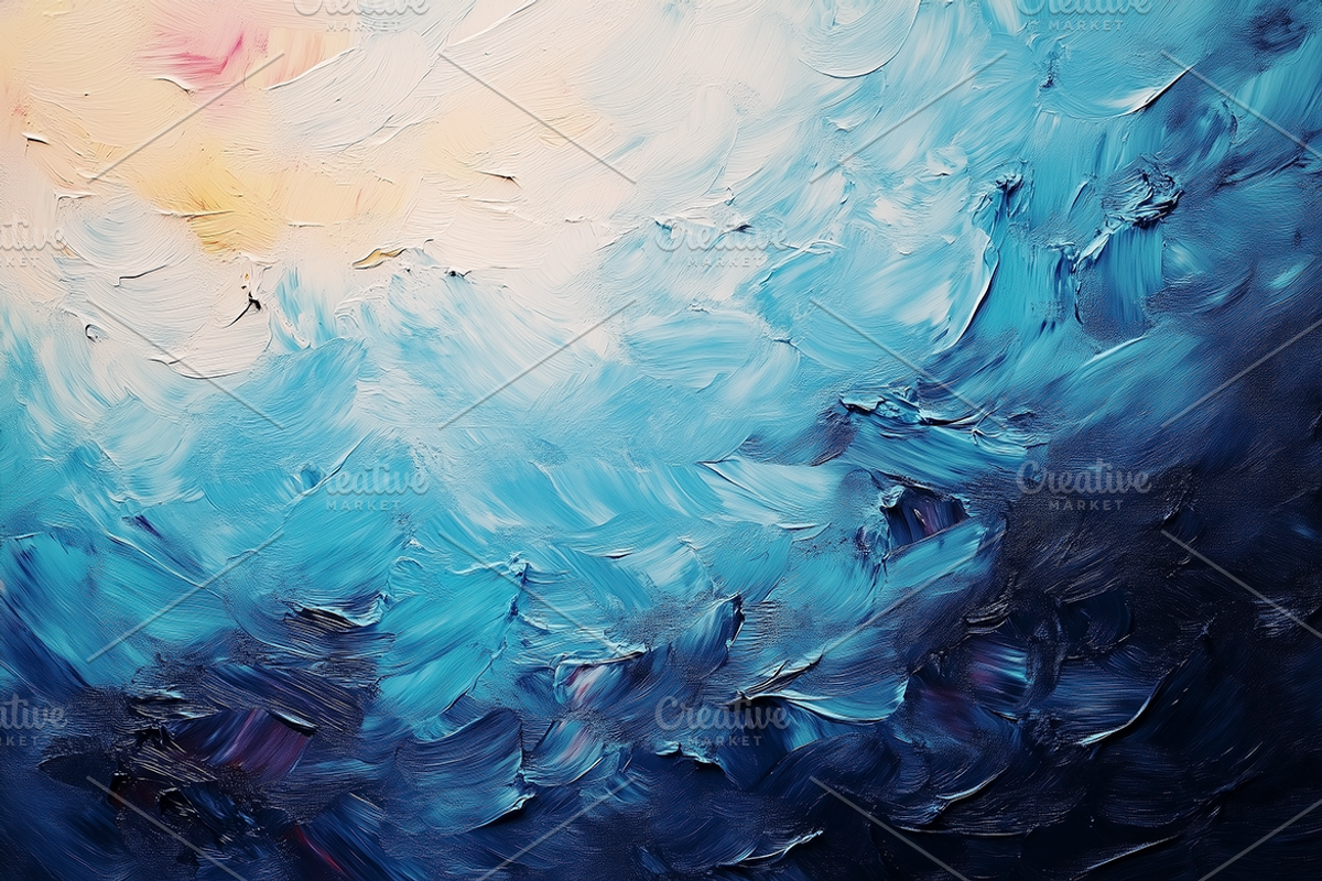 20 Abstract Oil Painting Texture, a Texture Graphic by UnicDesign (Photo 6 of 11)