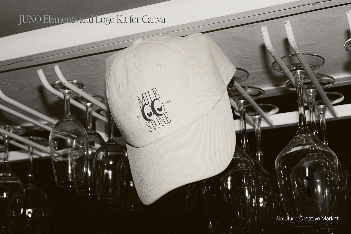 JUNO Logo Kit and Elements for Canva, a Branding & Logo Template by Aire Studio (Photo 6 of 10)