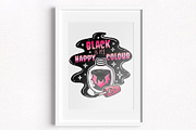Glamour Goth Makeup - PNG clipart, an Object Illustration by Sonch' s Curiosities (Thumbnail 3 of 3)