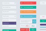 Flat UI Web Kit v2, an UI Kit Template by ChrisFarina (Thumbnail 5 of 5)