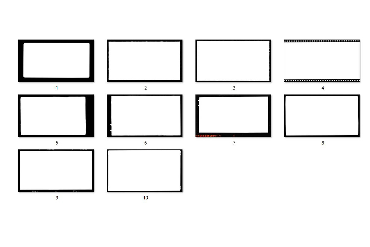 10 Film Matte Overlay, an Object Graphic by CCPreset (Photo 2 of 2)