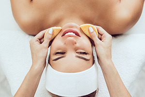 Beauty and cosmetics featuring mask, beauty, and skin