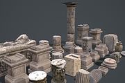 Roman Greek Objects Big Pack, an Architecture 3D Model by Beatheart Creative Studio (Thumbnail 4 of 6)