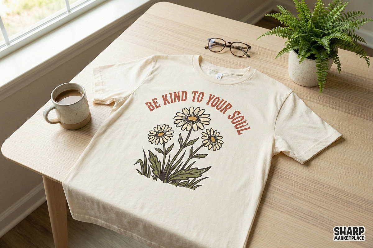 Be Kind To Your Soul PNG, Daisy, an Illustration by SharpMarketplace (Photo 2 of 4)