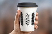 Hand Drawn Spruce Branches & Pattern, a Background Graphic by IRSYART (Thumbnail 2 of 9)