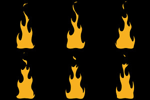 Sprite Sheets Fire Loop. Ready for
