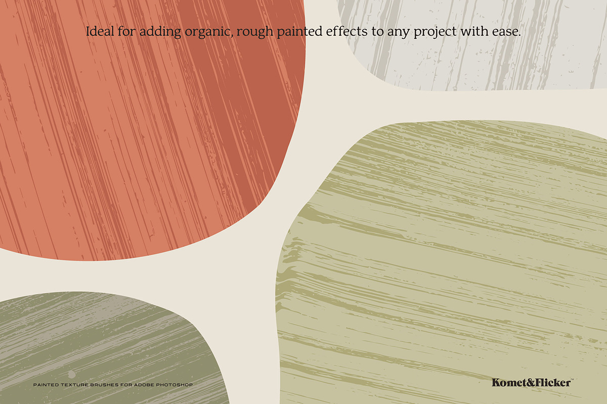Painted Texture Brushes for PS, a Brush Add-On by Komet & Flicker (Photo 4 of 12)