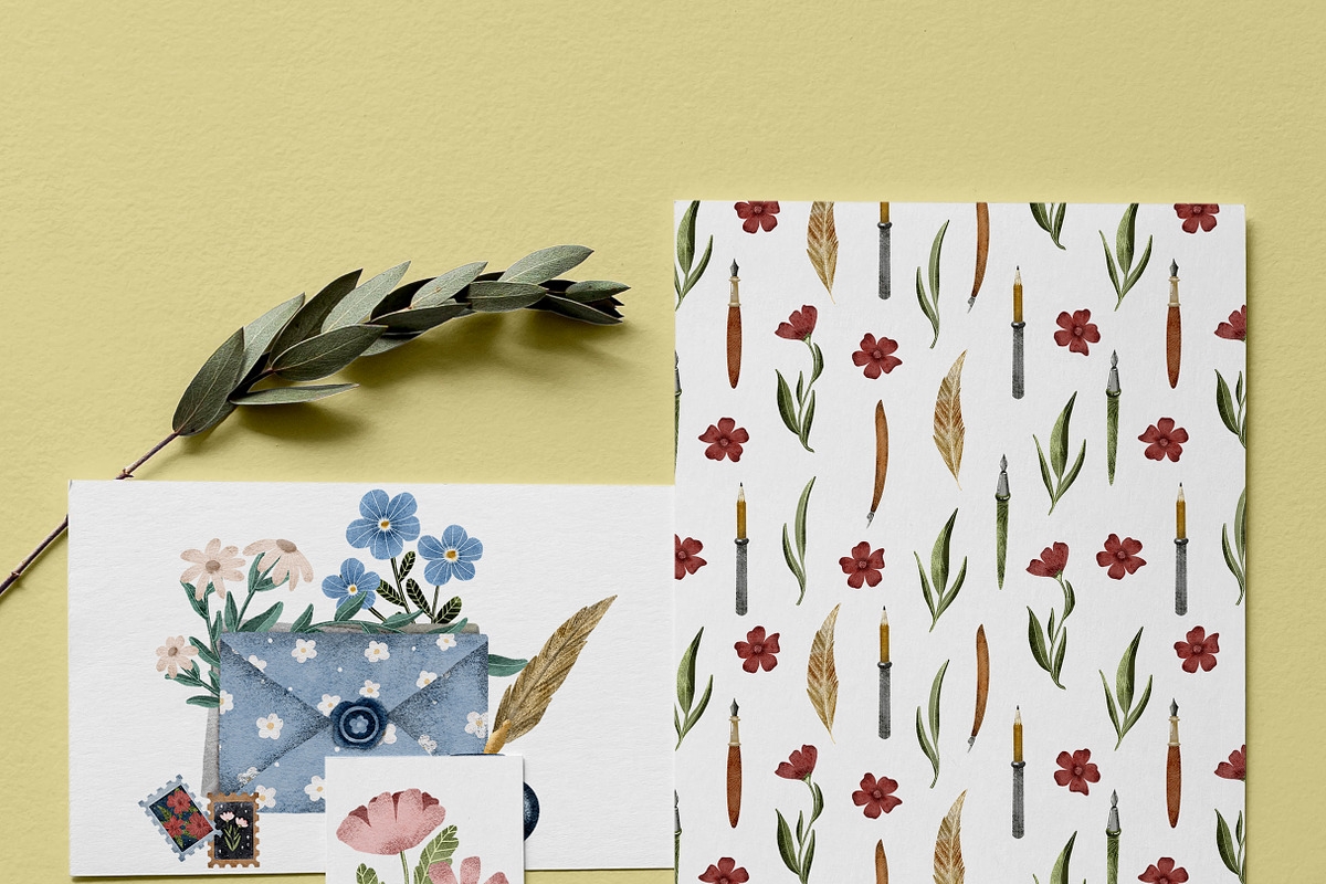 Write more love letters illustration, an Object Illustration by Yelloo Fish (Photo 5 of 15)