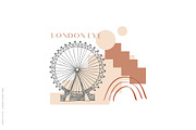 City Landmarks Destinations Abstract, a Decorative Illustration by Kaya Fonts (Thumbnail 15 of 17)