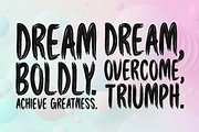 Success Follows Dreams Typeface, a Handwritten Font by Seemly Fonts (Thumbnail 4 of 4)