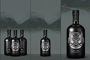 Black frosted rum bottle, a Packaging Mockup by Ana Zivick (Thumbnail 2 of 2)