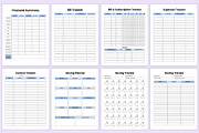 2025 Financial Planner For Canva, a Stationery Template by Shumaya (Thumbnail 3 of 6)
