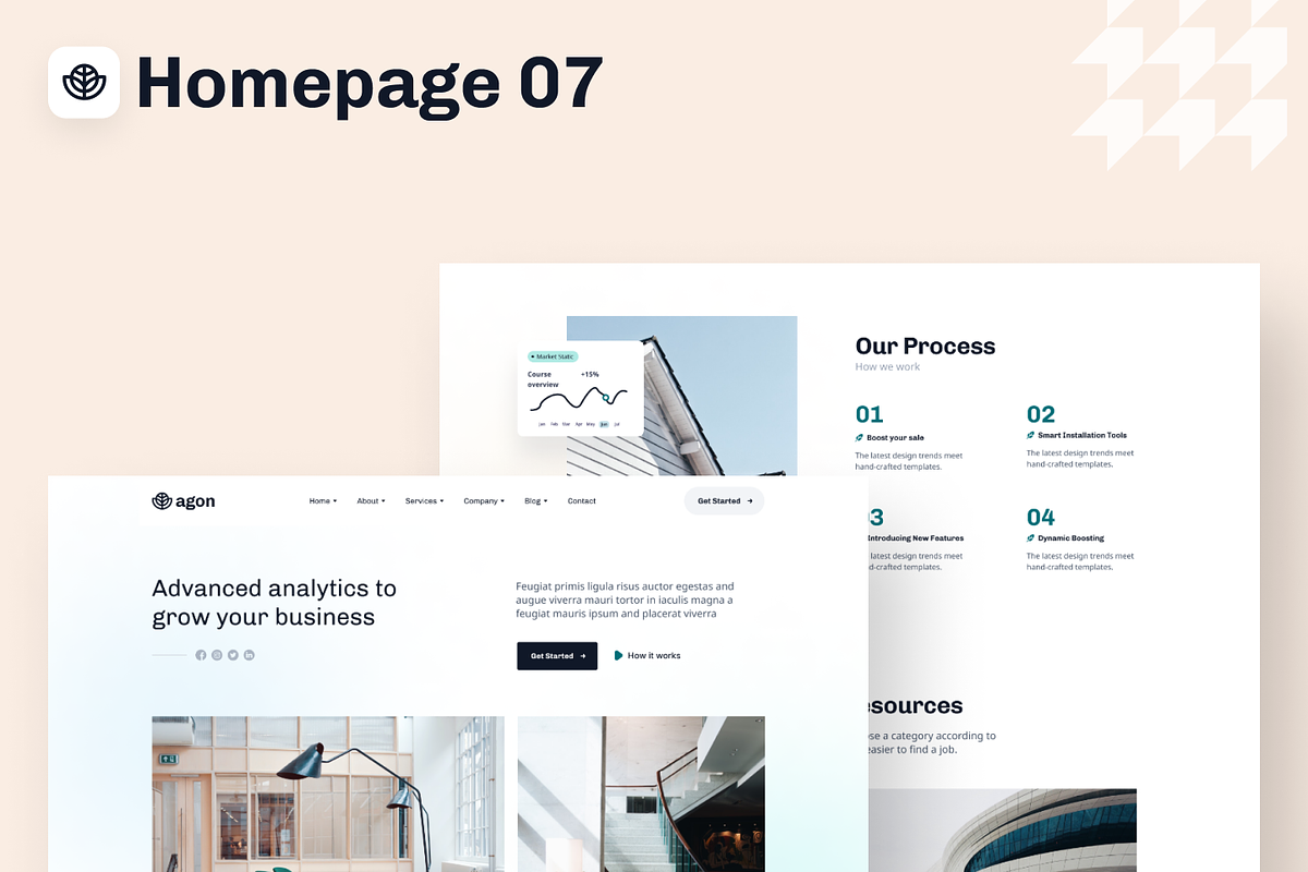 Agon - Multipurpose Agency Template, a HTML Template by AliThemes (Photo 7 of 8)