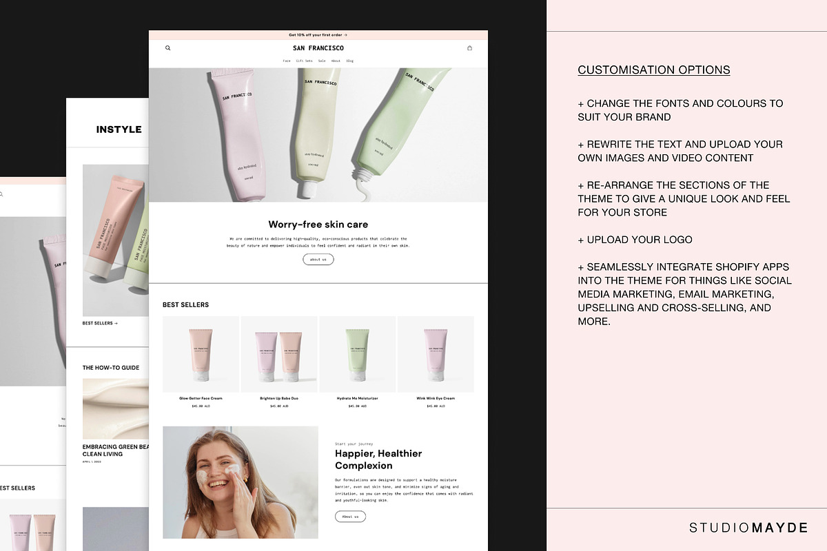 SAN FRANCISCO | Beauty Shopify Theme, a Shopify Template by Studio Mayde (Photo 9 of 9)