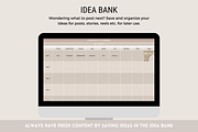 Social Media Planner Google Sheets, a Social Media Template by SunshineStudioBoutique (Thumbnail 5 of 9)