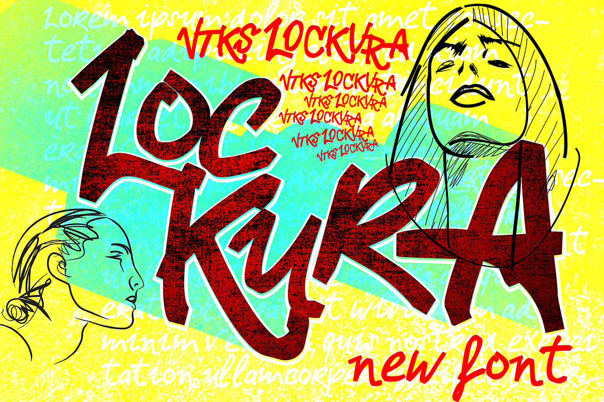 Brincani & Lockura, a Font by vtks design (Photo 2 of 3)