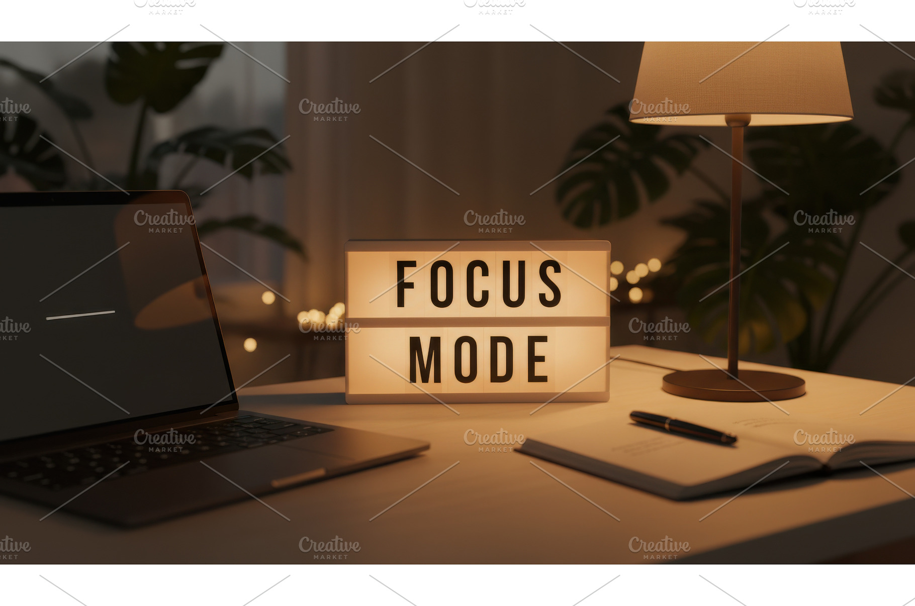 Light box displaying the words Focus, a Technology Photo by Igor Tichonow