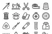 Bundles Tiny Hobby Outline Icons, an Outline Icon by adenpinkstore (Thumbnail 10 of 16)