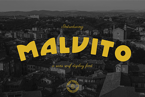 MALVITO - by Ruby Forelle, a Sans Serif Font by Fonts by Ruby Forelle