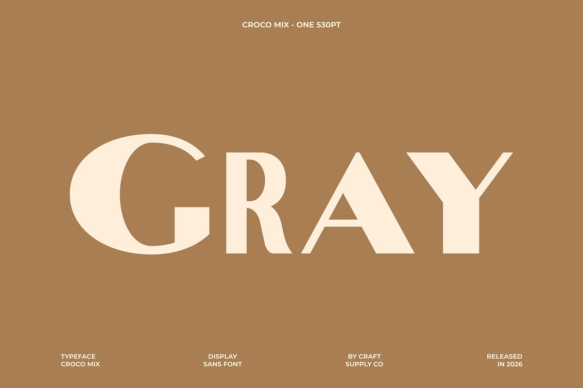 Croco Mix, a Sans Serif Font by Craft Supply Co. (Photo 2 of 8)