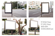 Urban billboard mock-up bundle, an Advertising Mockup by Antikva17 (Thumbnail 3 of 6)