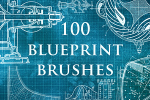 100 Blueprint Technology Brushes