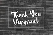 Routhmiles - Brush Font, a Handwritten Font by RockboyStd (Thumbnail 12 of 12)