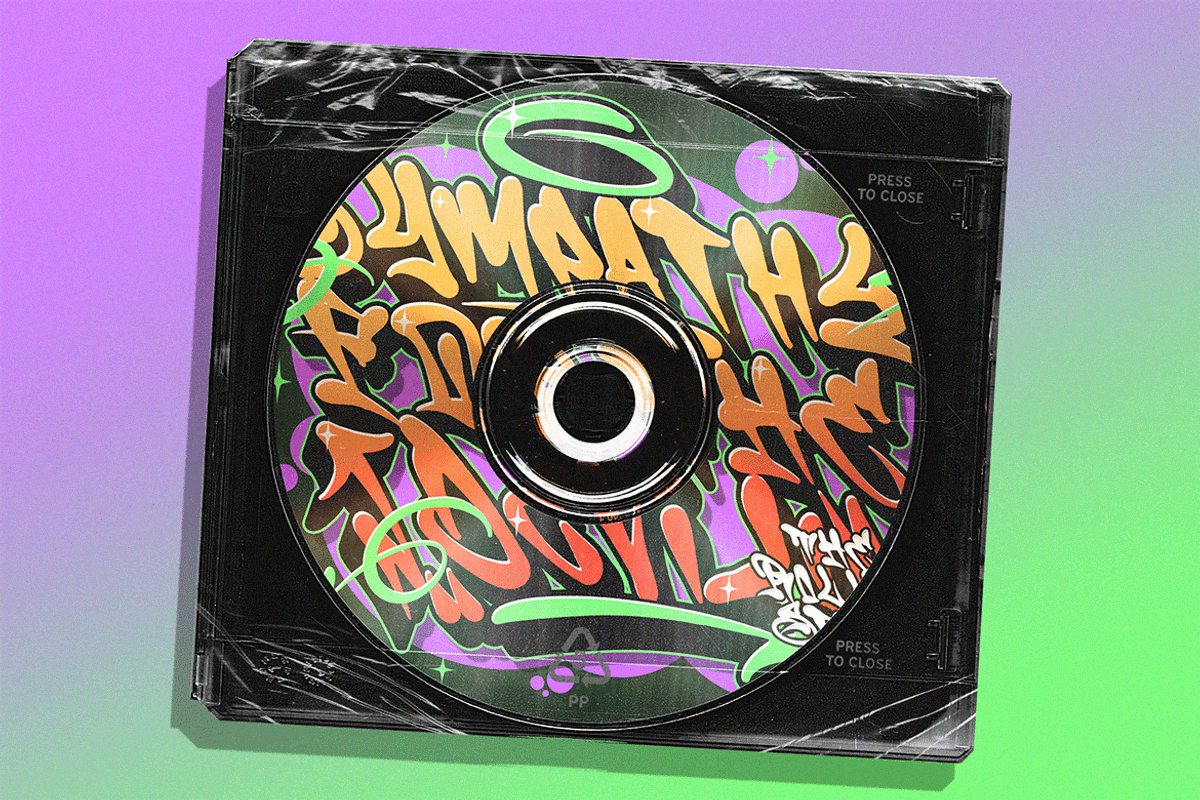 Space Oddity | Music Graffiti Font, a Blackletter Font by Ardana Creative (Photo 6 of 13)