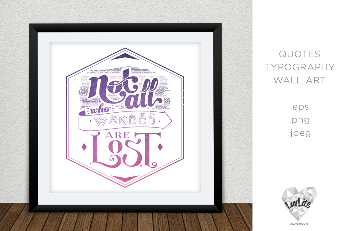 Not All Who Wander are Lost, a Decorative Illustration by Nat (Photo 2 of 3)