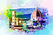 Urban Watercolor Photoshop Effect, a Brushes & More by INTENTFX (Thumbnail 17 of 26)