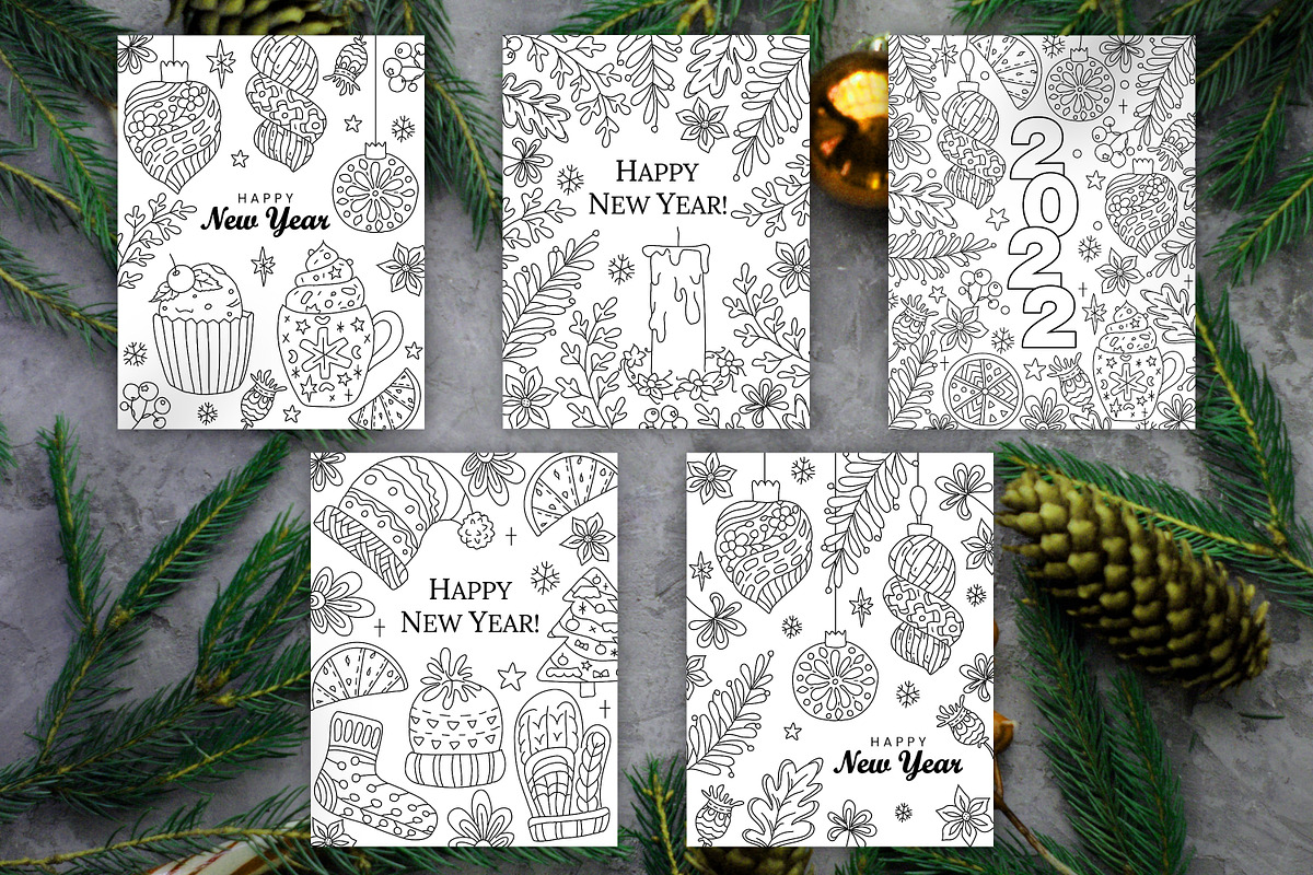 Adult Coloring Book | Whole Shop, a Graphic by ChristinaDesigns (Photo 20 of 28)