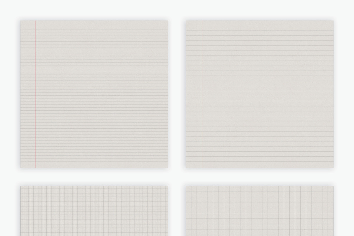 Patterned Paper - Notebook Paper preview 4