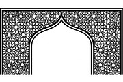 Islamic Arch Window Vector Bundle, an Illustration by yasushie (Thumbnail 28 of 51)