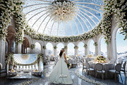 5 Glass Dome Digital Backdrops, a Background Graphic by 3Motional (Thumbnail 4 of 5)