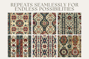 12 Vintage Chintz Seamless Patterns