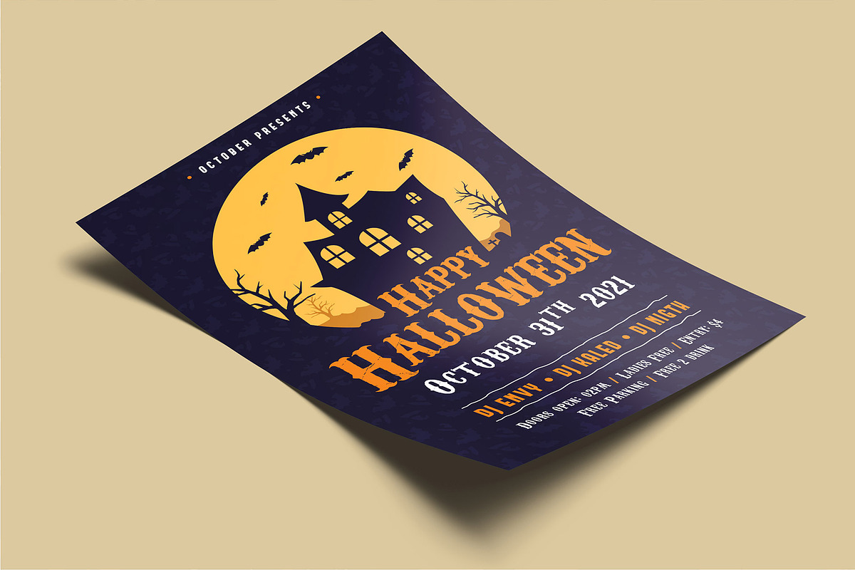 Happy Halloween Flyer, a Flyer Template by Rafoz (Photo 2 of 3)