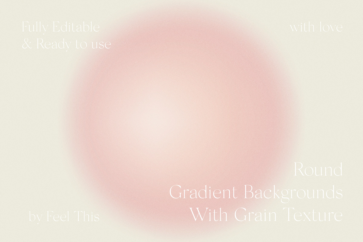 Round Circle Gradient Textures PS, an Object Graphic by Feel This