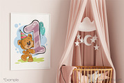 Kids Room Frame Bundle - 61 Mockups, a Print Template by VNmockup (Thumbnail 4 of 16)
