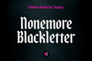 Nonemore Blackletter Display Font, a Blackletter Font by Tim Hankins Design (Thumbnail 1 of 8)