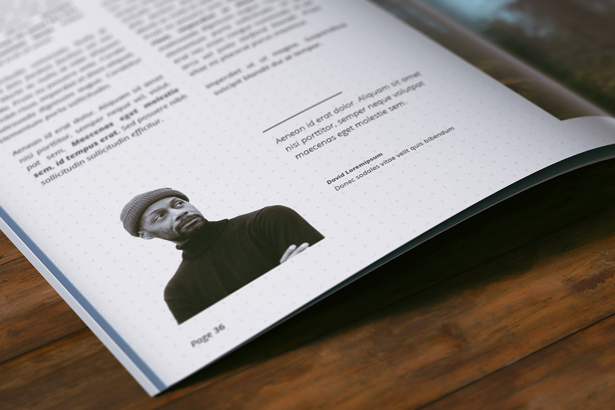 A4 Magazine | Brochure Mock-up, a Books & Magazine Mockup by WebAndCat (Photo 17 of 32)