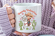 Howdy Valentine Retro Valentine PNG, an Illustration by CraftArtStudio (Thumbnail 2 of 4)