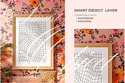 Frame Mockup PSD Coral Floral Wall, a Mockup by Honey Island Studio (Thumbnail 2 of 3)