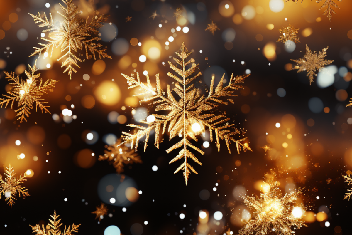 Christmas Snowflakes Seamless Paper, a Background Graphic by Agnesagraphic (ID 95) (Photo 4 of 8)