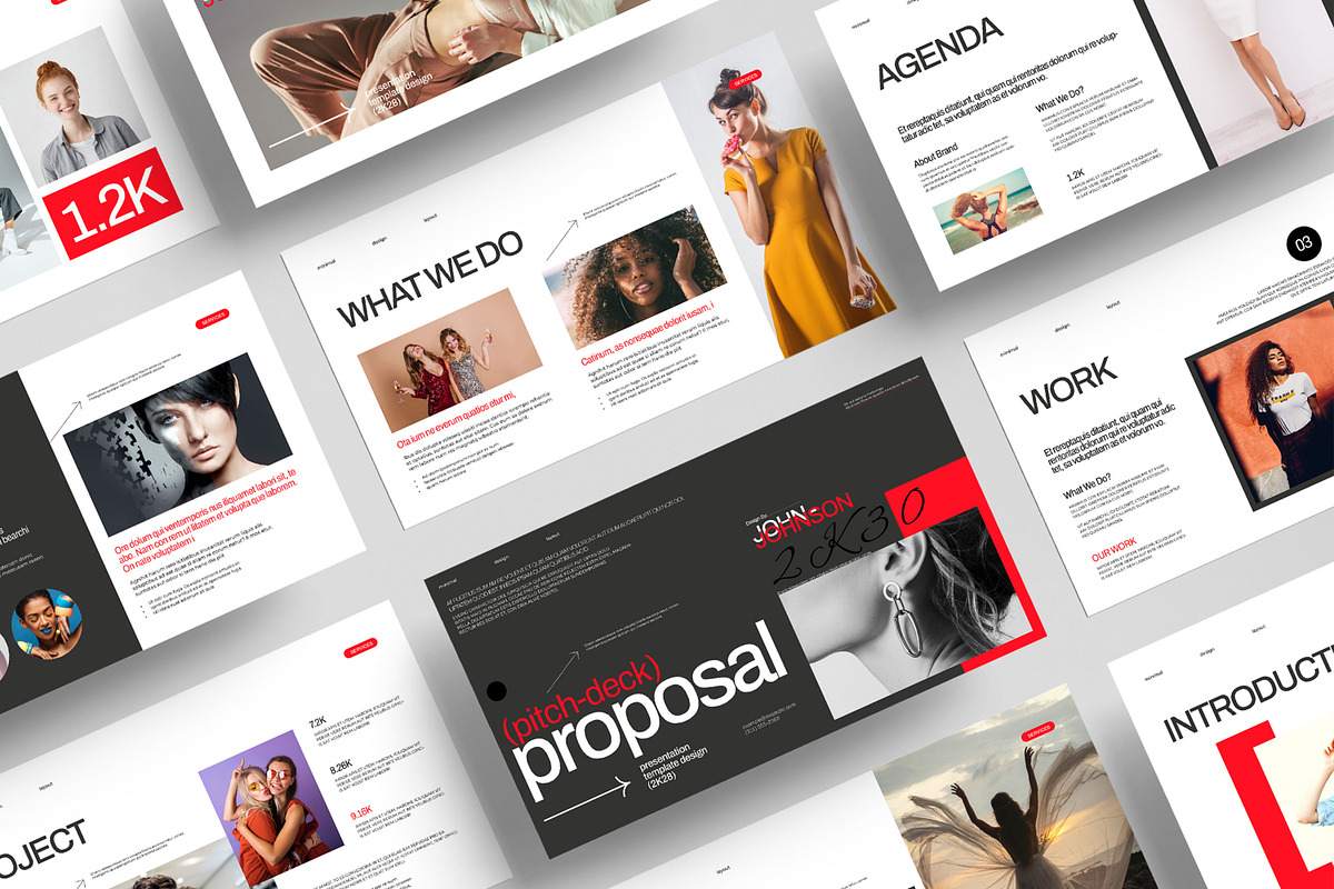Pitch Deck Proposal Presentation, a Presentation Template by MightyDesign (Photo 1 of 8)