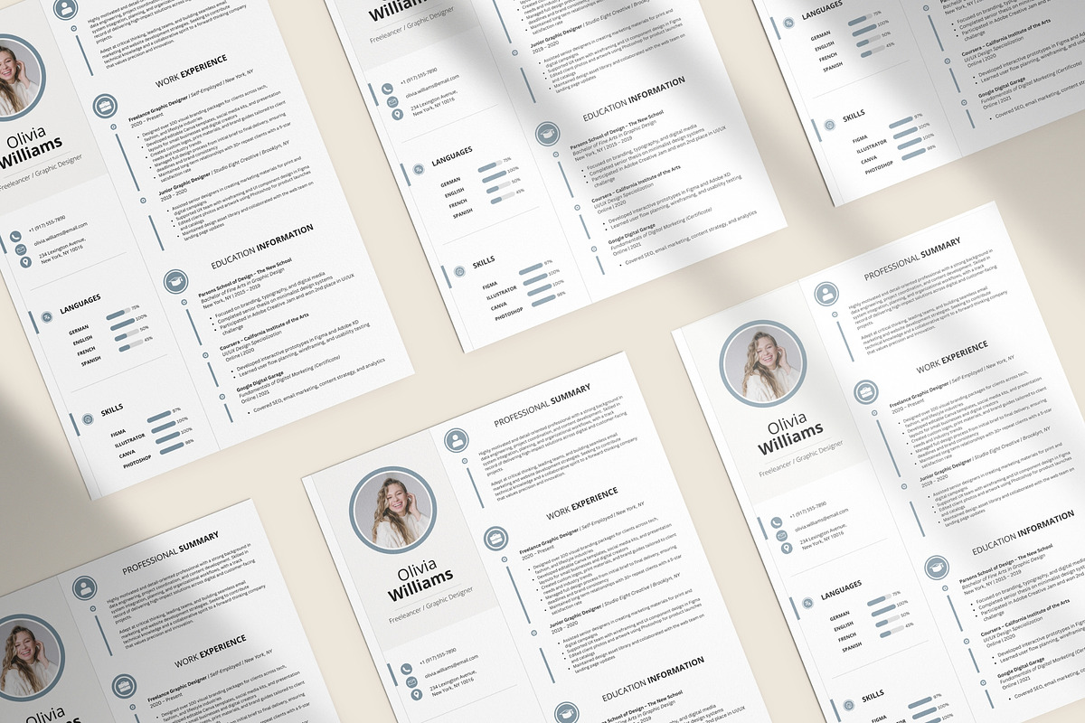 CV Resume Canva Template, a Resume Template by Pulsecolor (Photo 10 of 10)
