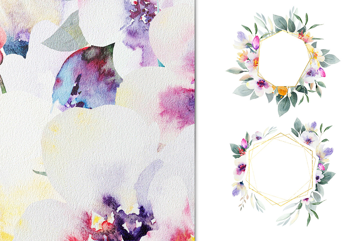 Watercolor floral collection, a Decorative Illustration by Vera●Suleimanova (Photo 8 of 18)