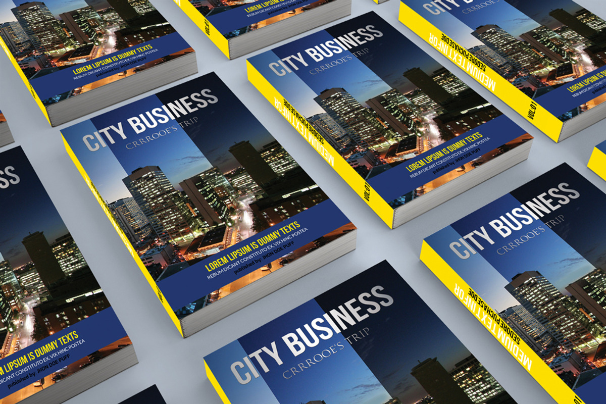 Business Book Cover Print Template, a Stationery Template by Business Flyers (Photo 4 of 4)