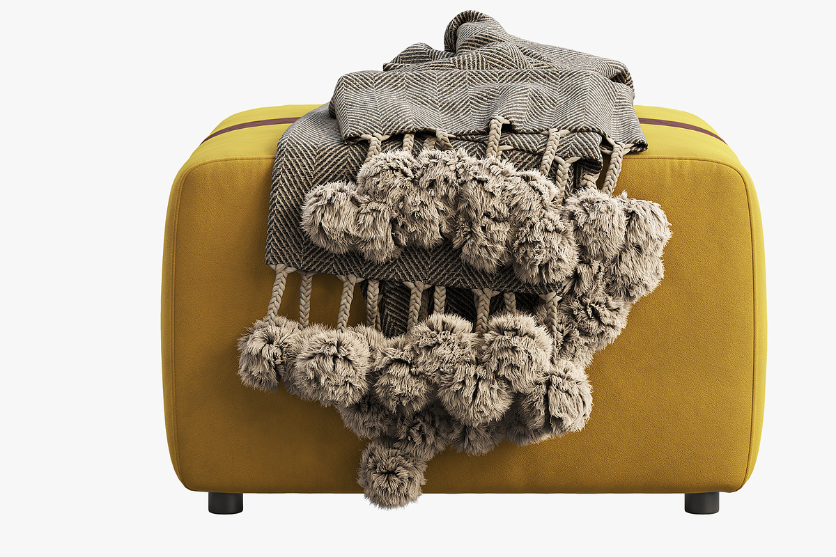 Joybird Malachi Ottoman, a Furniture 3D Model by 3dmitruk (Photo 2 of 18)