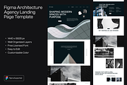 Figma Architecture Firm Landing Page, a Landing Page Template by Musara (Thumbnail 1 of 6)