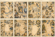 Cats Christmas Junk Journal Pages, a Background Graphic by Markicha Art (Thumbnail 2 of 5)